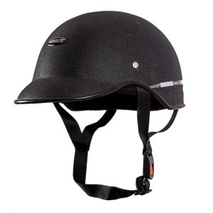 Habsolite HB-MWB1 Mini Wrinkle All Purpose Safety Helmet with Quick Release Strap for Men & Women (Black, Free Size)