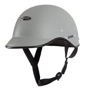 Habsolite HB-MWG1 Mini Wrinkle All Purpose Safety Helmet with Quick Release Strap for Men & Women (Grey, Free Size)
